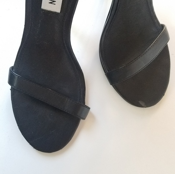 Steve Madden Real Love Black Anklestrap Open Toe heels size 6 - Picture 3 of 7